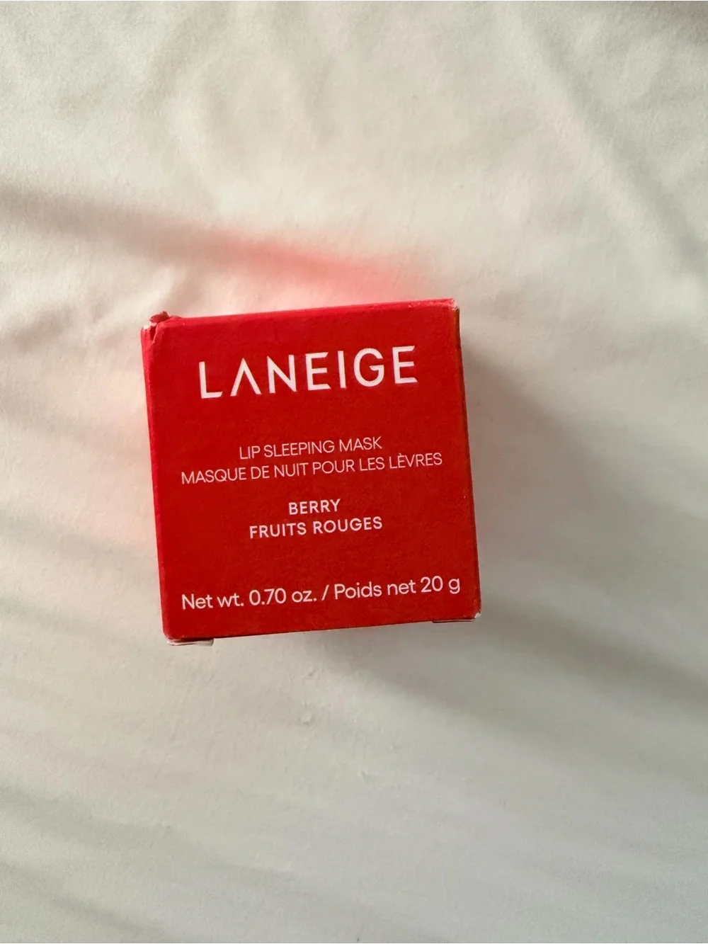 LANEIGE Lip Sleeping Mask - Vibrant Red Box